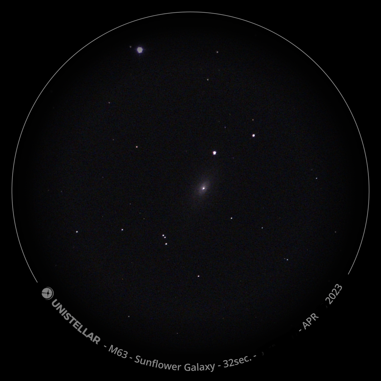 example images taken with the telescope