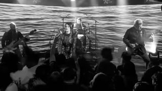 Spiritbox performing on Jimmy Kimmel Live in 2025