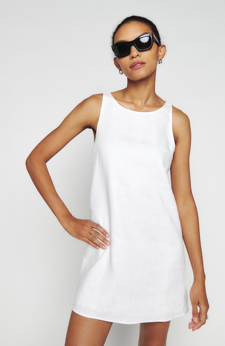 Reformation Jessi Sleeveless Linen Dress