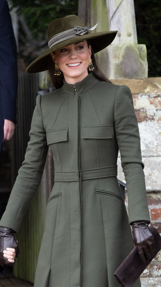 Catherine, Princess of Wales attends the Christmas Day service at St Mary Magdalene Church on December 25, 2022 in Sandringham, Norfolk