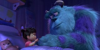 Sully and Boo in Monsters Inc.