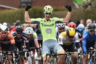 Erik Baska (Tinkoff) wins the Handzame Classic.