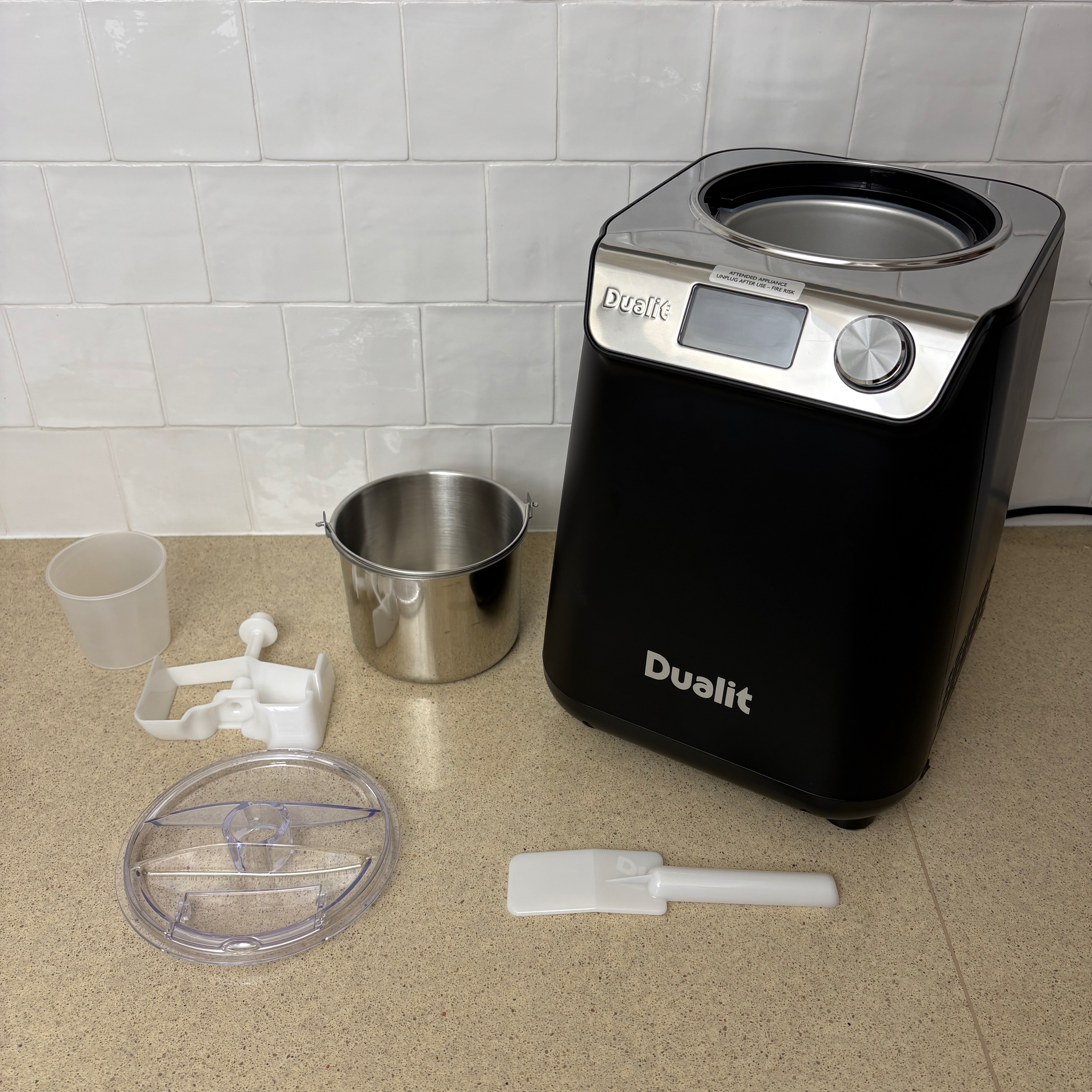 Testing the Dualit Ice cream maker at home