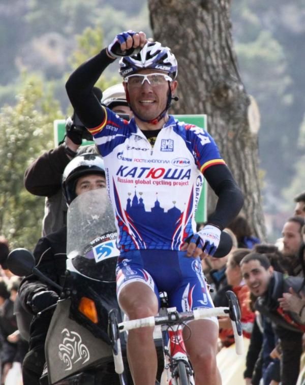 Joaquin "Purito" Rodriguez celebrates winning alone