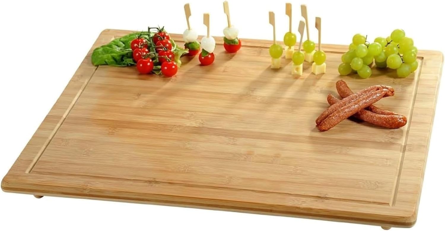 Amazon chopping board on raised feet