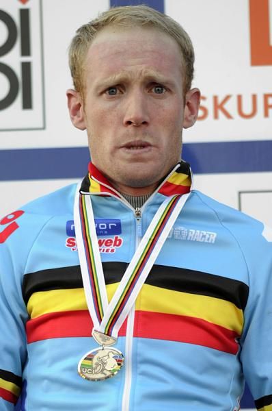 Klaas Vantornout looks like he's forgotten something very important.