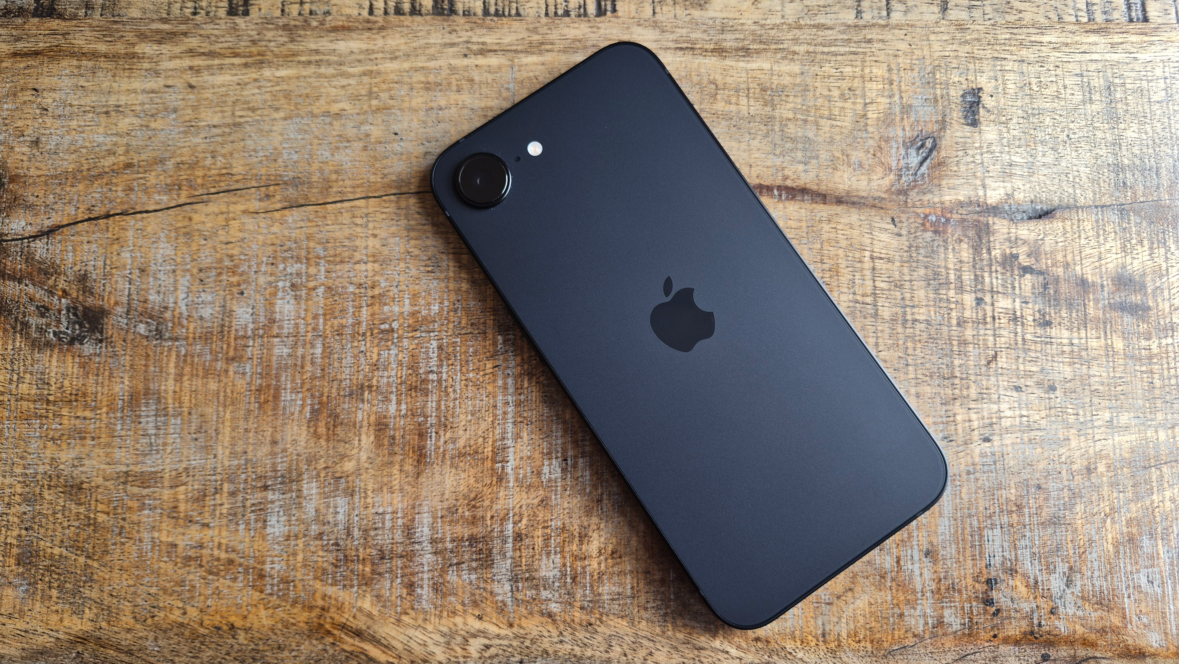 The Apple iPhone 17e on a desk