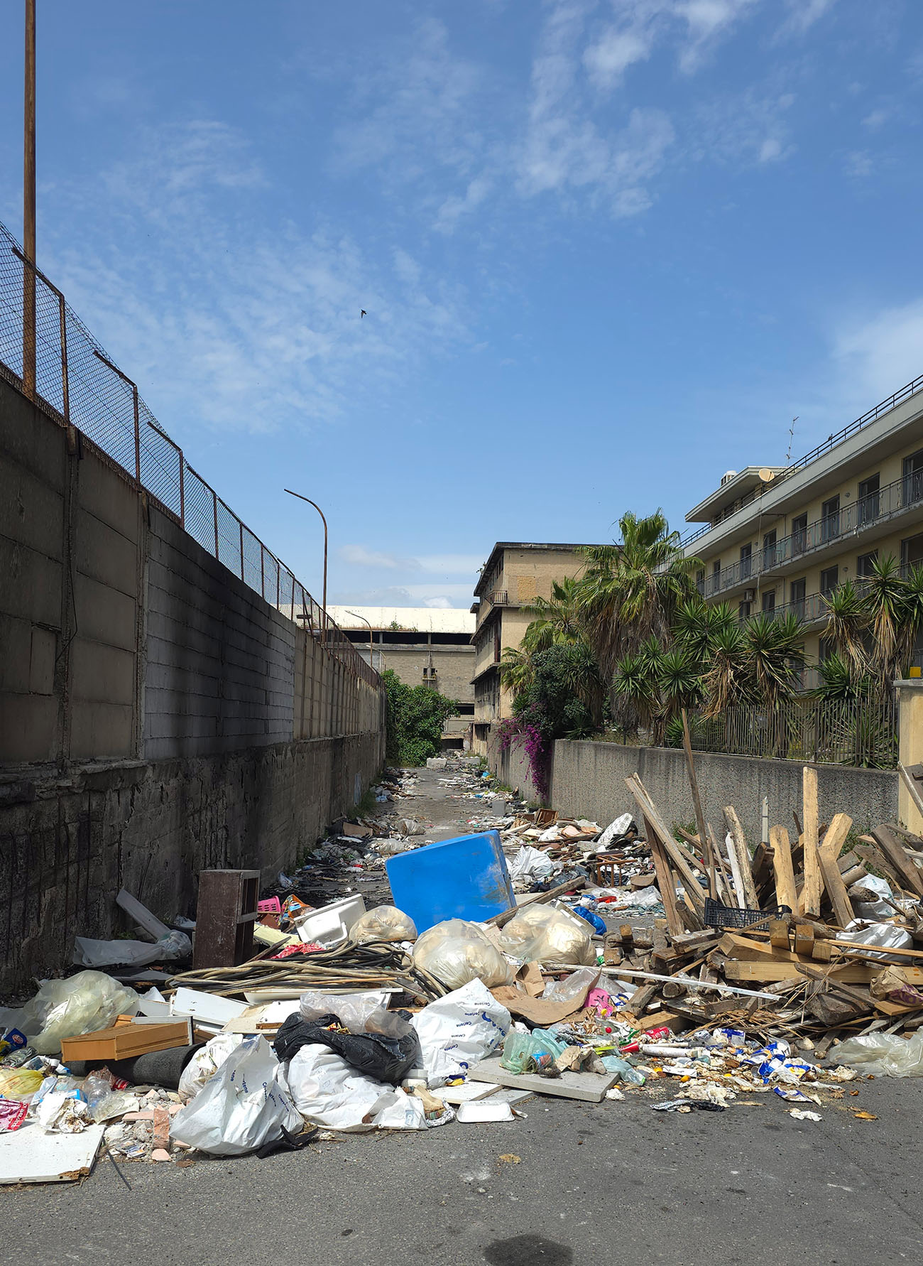 Sicily rubbish Catania
