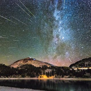 Meteors Over Lassen Park