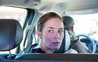 Emily Blunt as FBI Agent Kate Macer in tense thriller Sicario (Credit © Lionsgate)