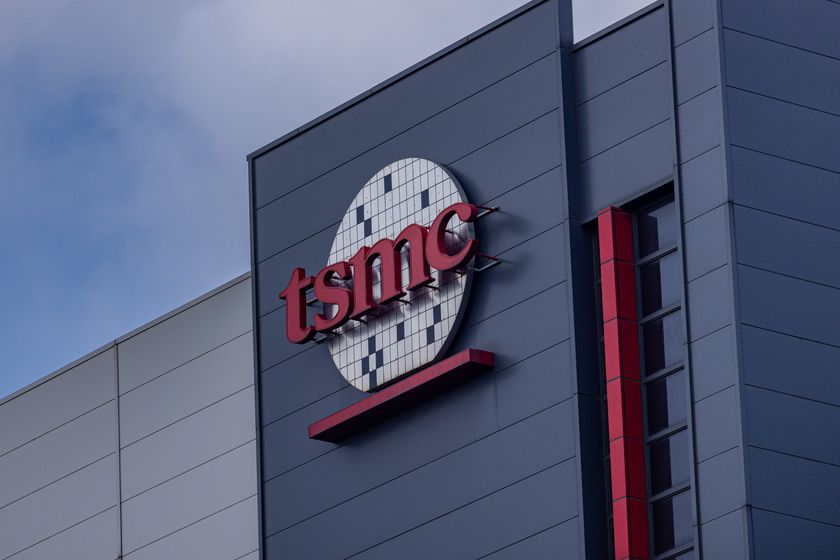 TSMC building with logo 
