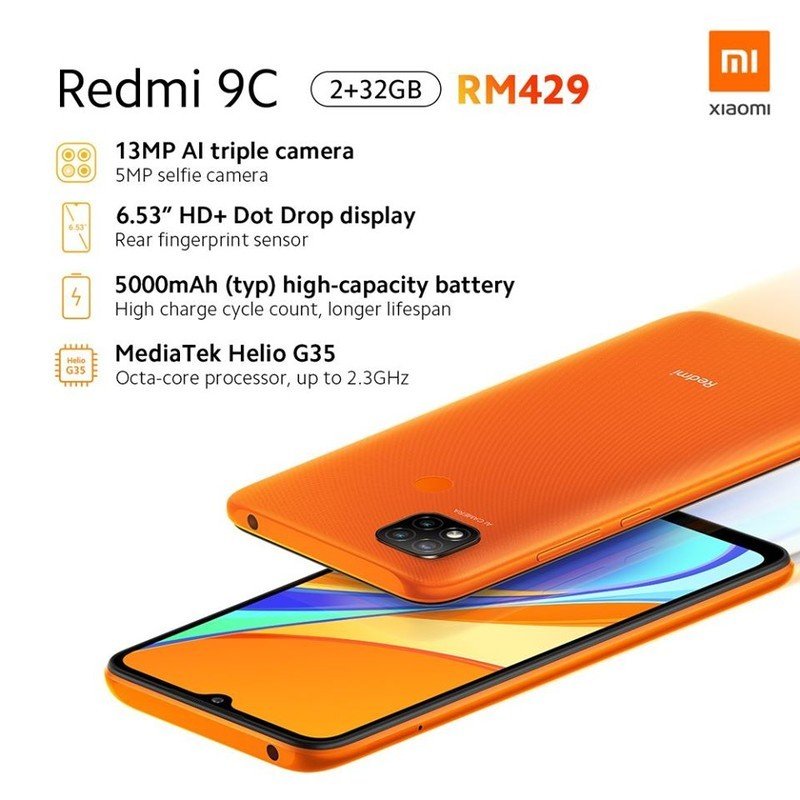Redmi 9c Specs Sheet