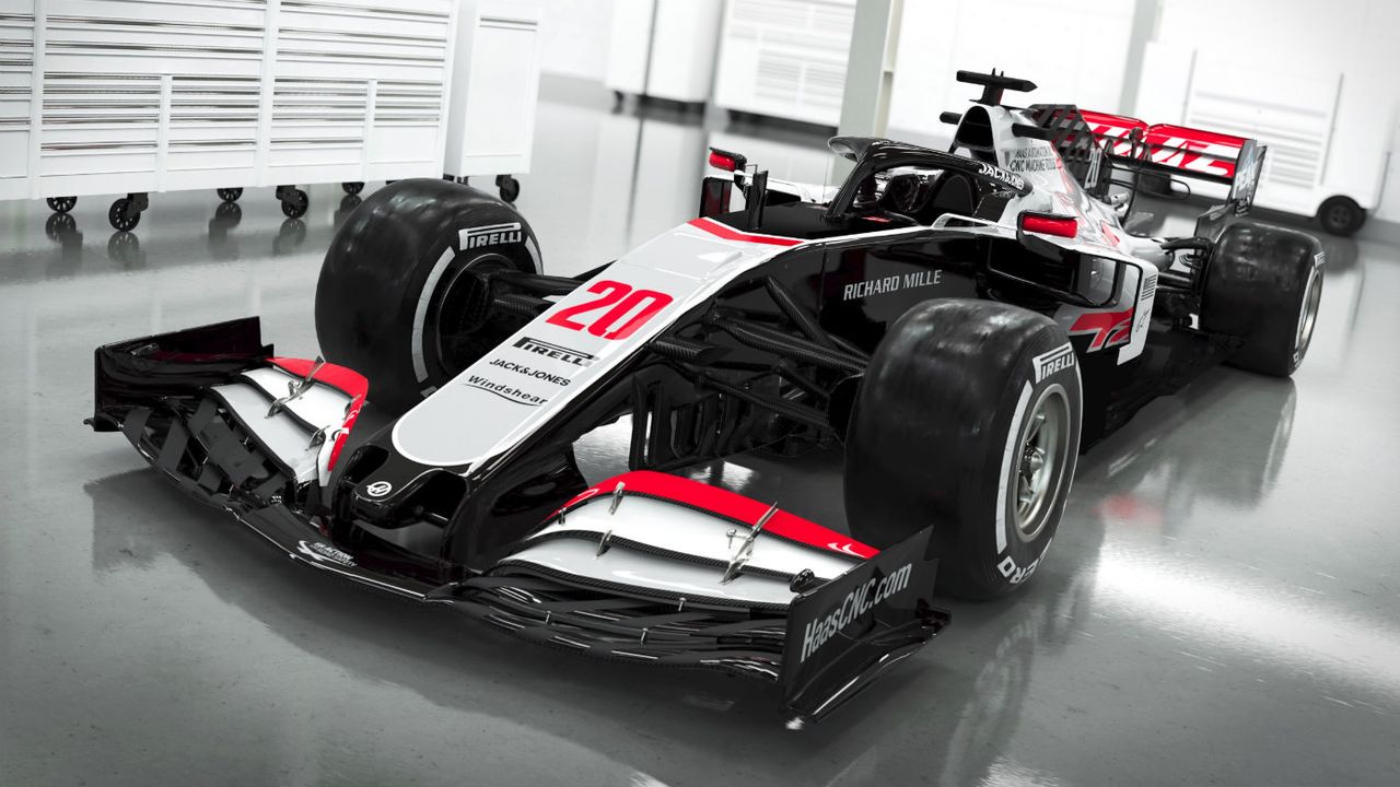 The Haas Formula 1 team have revealed digital renderings of the VF-20 car