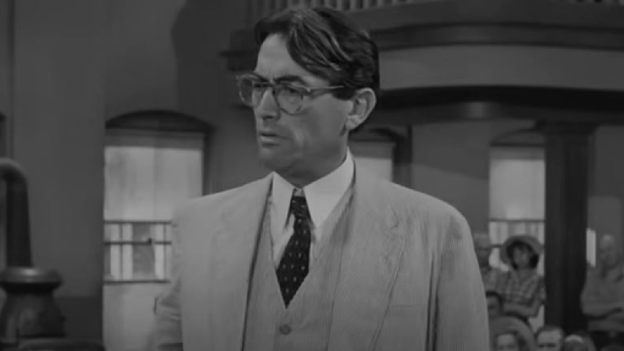 Gregory Peck in To Kill a Mockingbird.