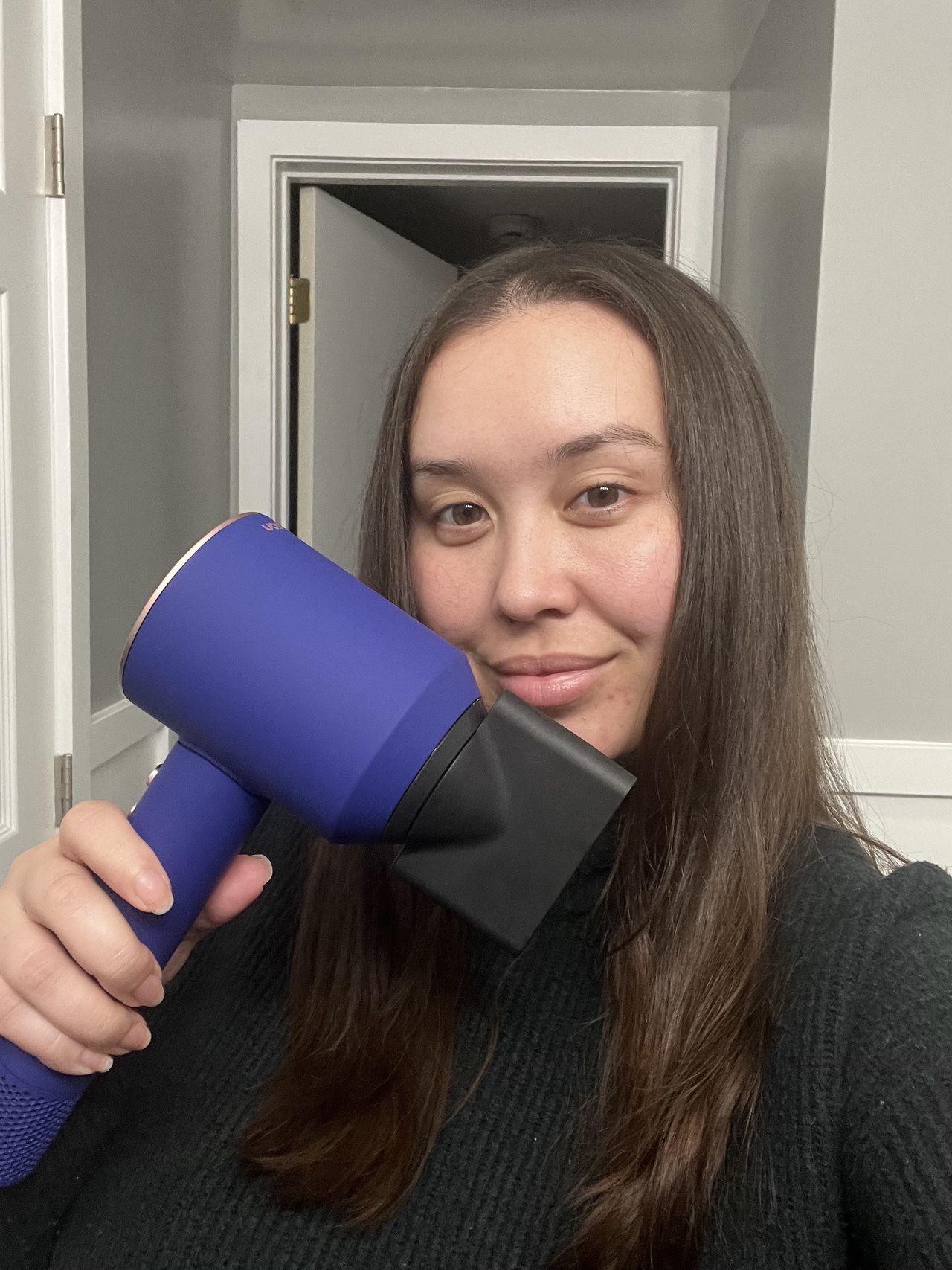 Catharine Malzahn after testing the Dyson Supersonic Hair Dryer