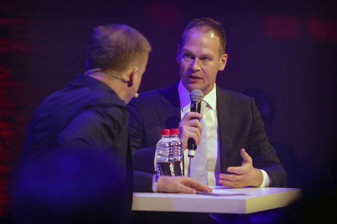 Team Sunweb manager Iwan Spekenbrink at the presentation of the 2019 team