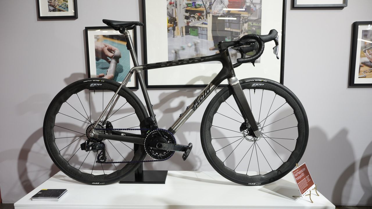 close up details of expensive bikes