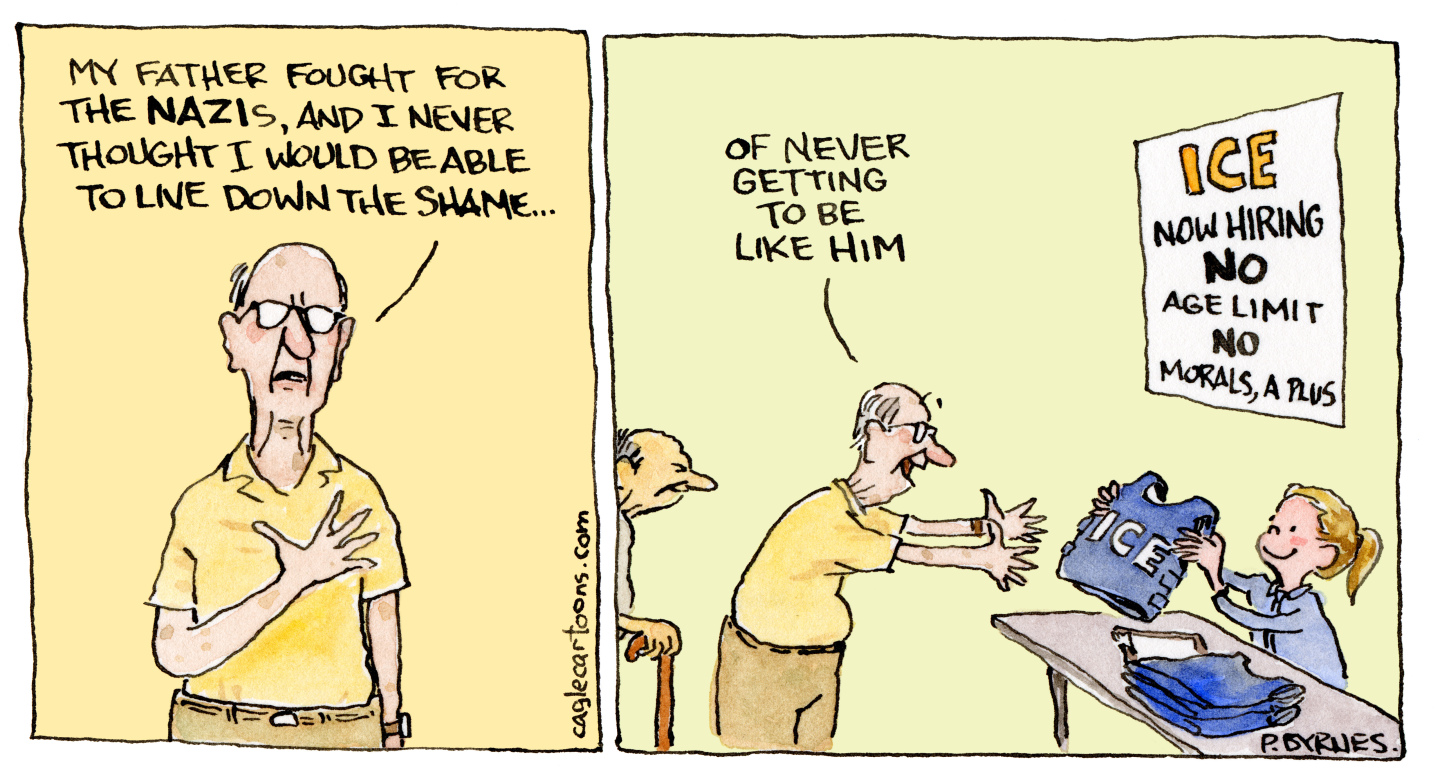 Political cartoon