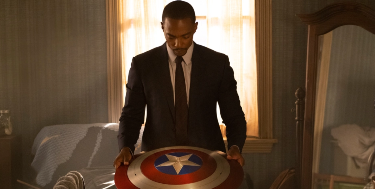 Anthony Mackie as Sam Wilson in &#039;The Falcon and the Winter Soldier.&#039;