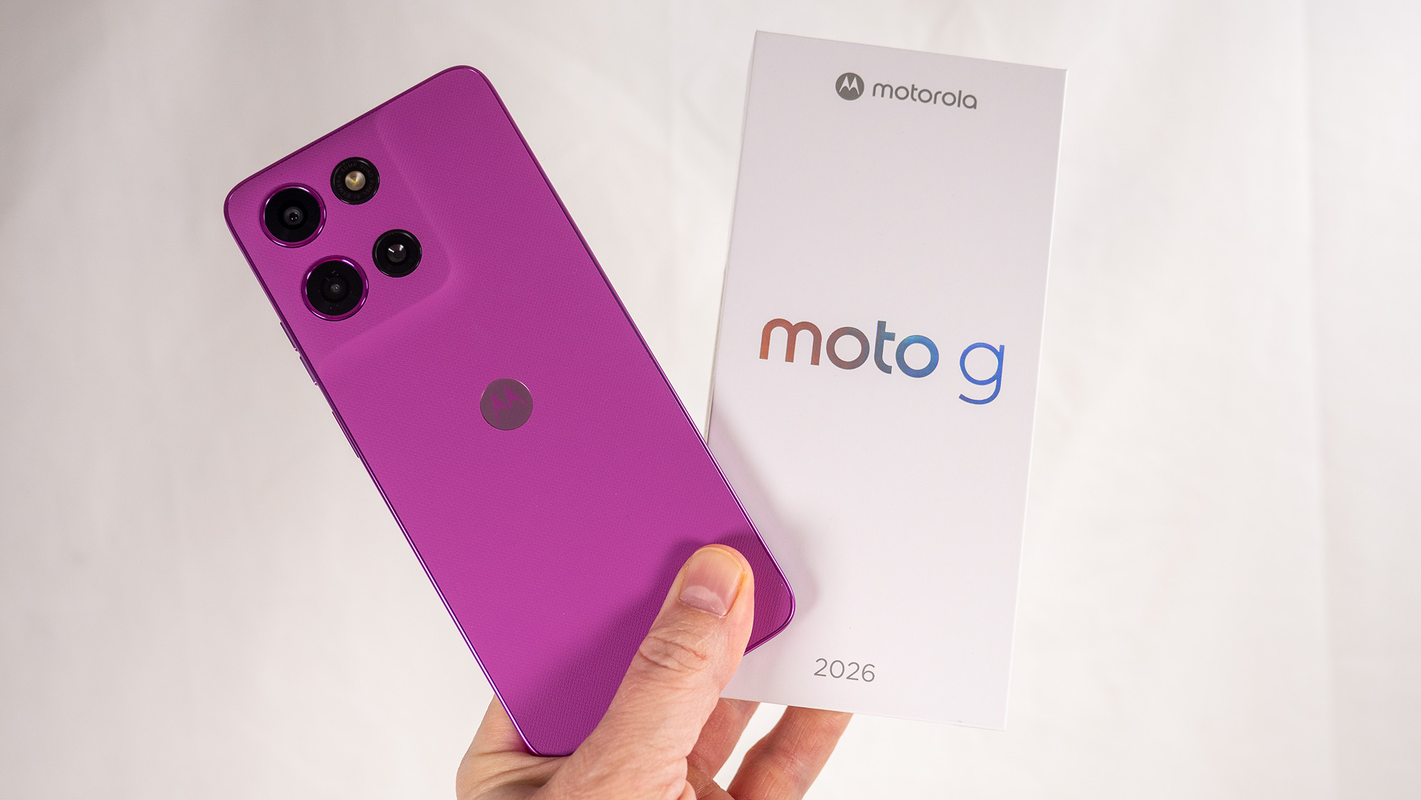 The pink Moto G 2026