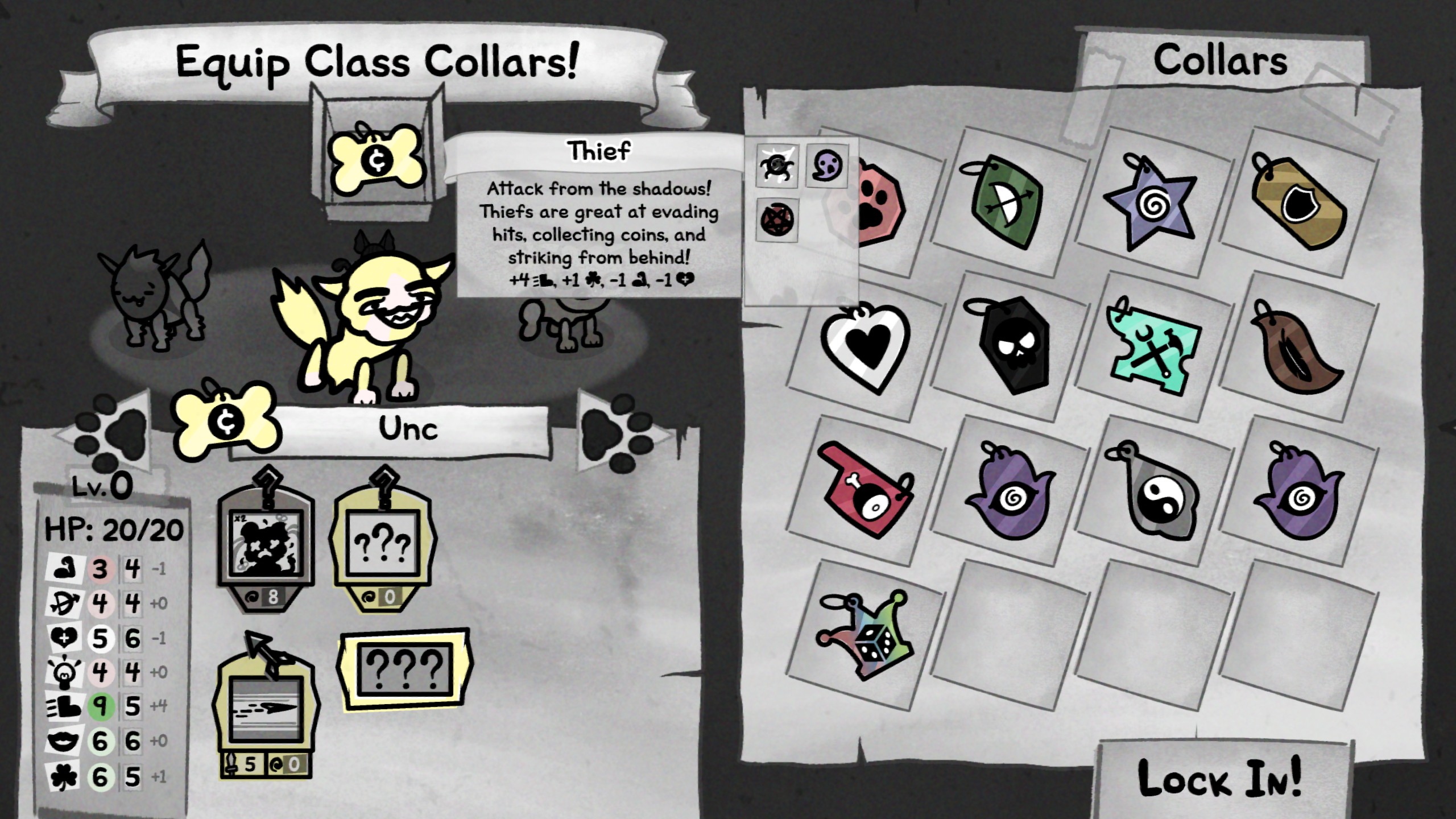 Mewgenics Thief collar