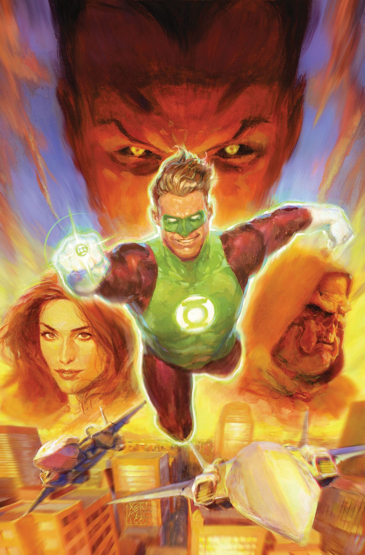 Green Lantern #1 covers