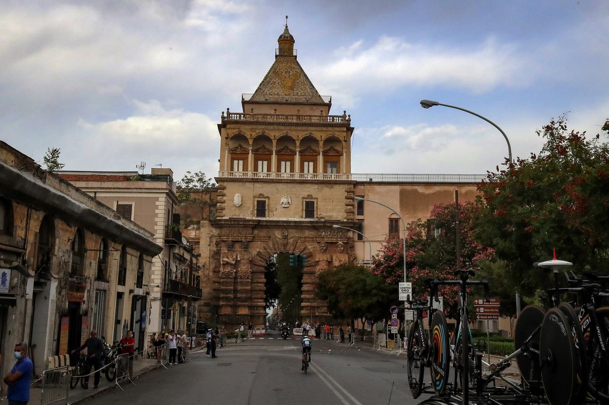 Giro dItalia 2020 103th Edition 1st stage Monreale Palermo 151km 03102020 Scenery photo Luca BettiniBettiniPhoto2020