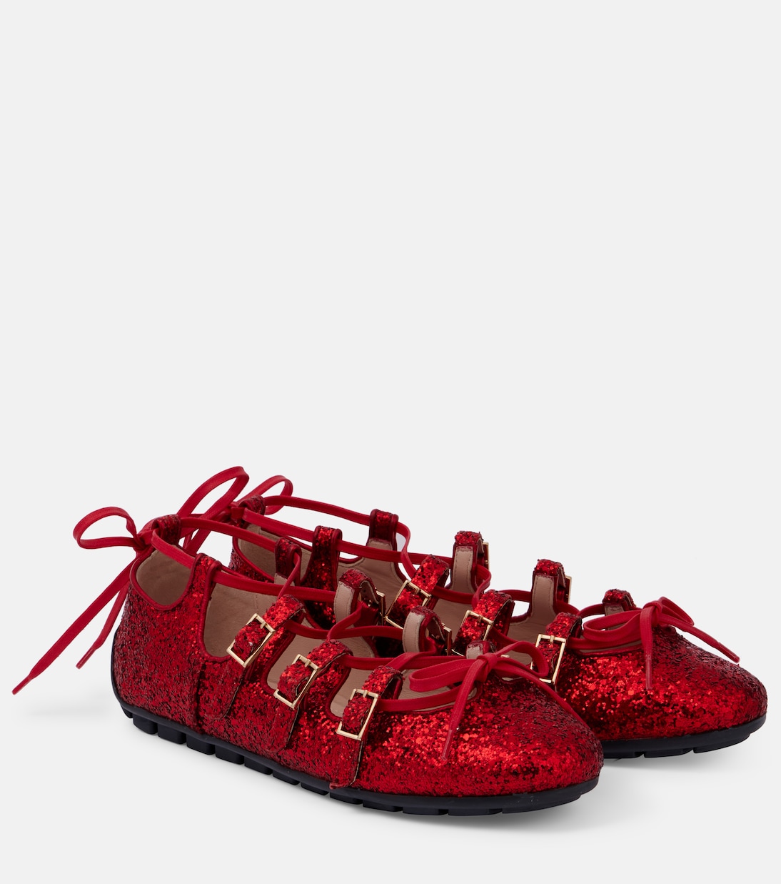 Ghillie Glitter Ballet Flats