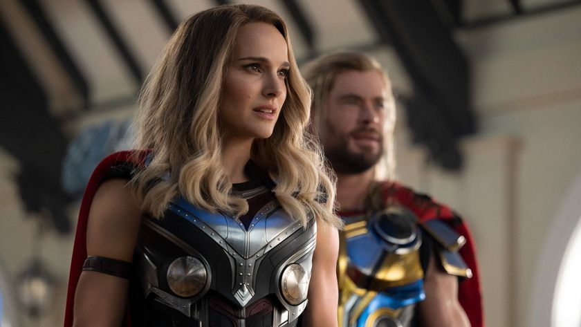 Natalie Portman and Chris Hemsworth in Thor: Love and Thunder