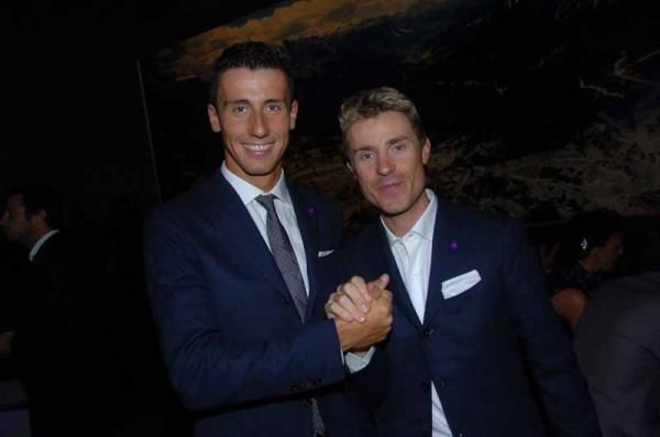 Adriano Malori and Damiano Cunego