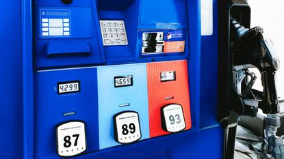 gas pump for states with high gas tax