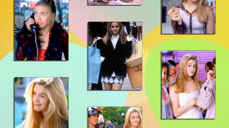 The movie "Clueless", written and directed by Amy Heckerling. Seen here, Alicia Silverstone (as Cher Horowitz). Theatrical wide release, Friday, July 21, 1995.
