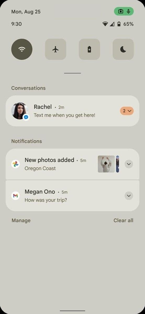Leaked screenshots for Android 12 developer preview