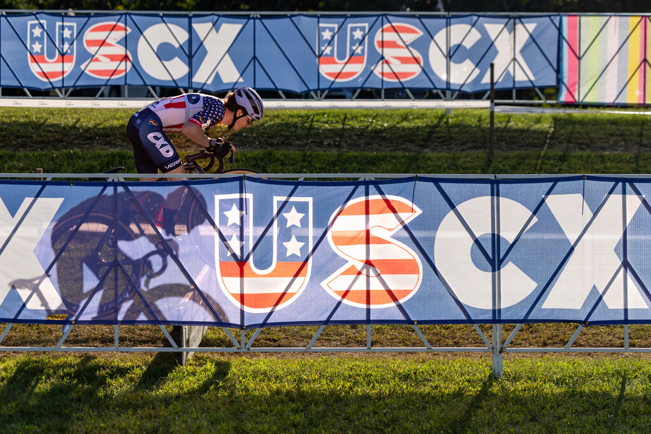 US elite men&#039;s national champion Andrew Strohmeyer in the chase during C2 race