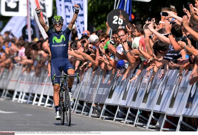 Alejandro Valverde (Movistar) wins Clasica San Sebastian