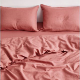 Pink bedding