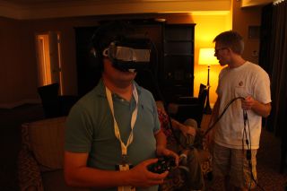 John Carmack And The Oculus Rift Prototype