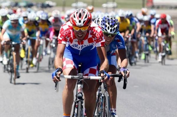 Radoslav Rogina (Loborika) tries to reclaim some time on the main climb.