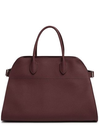 The Row, Soft Margaux 15 Matte Grain Leather Bag