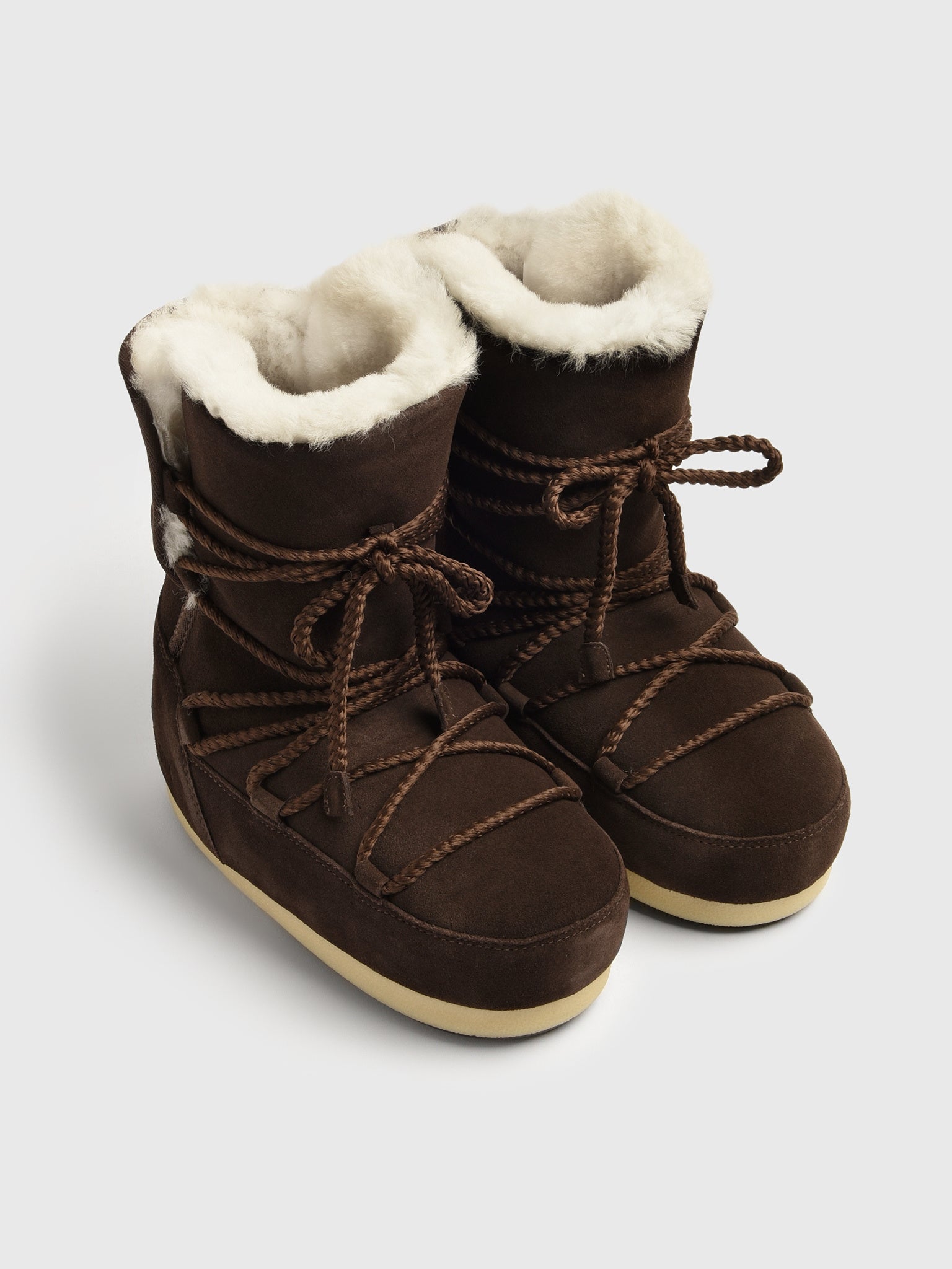 Moonboot Women&#039;s Evx Suede Shearling Boot