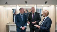John Swinney and ministers visiting The Thistle in Glasgow
