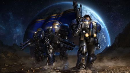 A screenshot from StarCraft Remastered's CG trailer