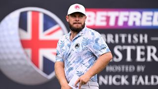 Tyrrell Hatton at the British Masters