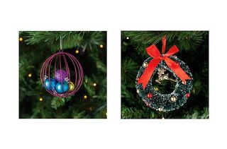 Tesco Bauble Hanging Decorations