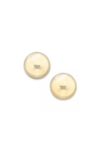 Macy's Gold Ball Stud Earrings (8mm) in 14k Yellow, White or Rose Gold