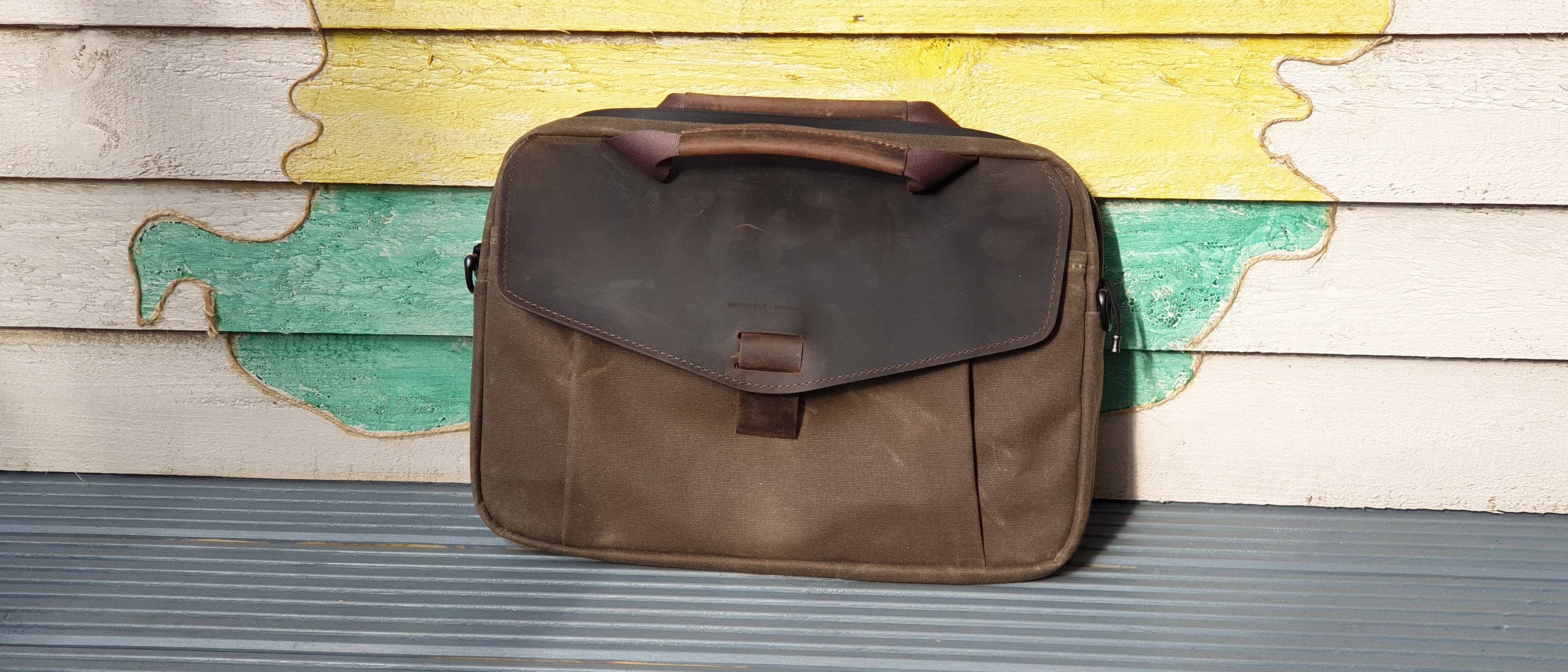 Waterfield Designs Outback Duo Waxed Canvas laptop bag review