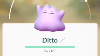 Ditto in Pokemon Go