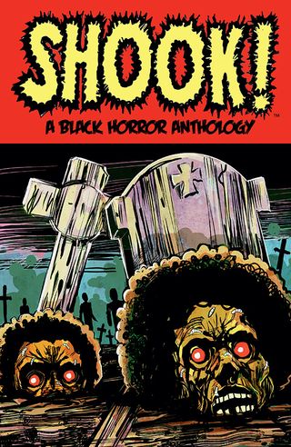 The cover for the Shook! anthology.
