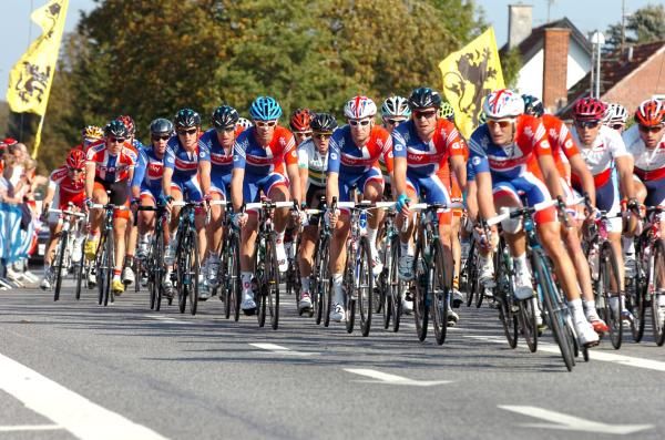 The Great Britain team controlled the race all day