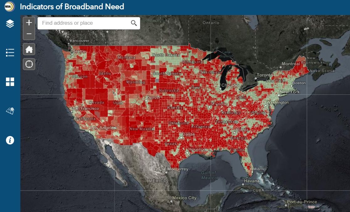 NTIA Releases New Broadband 'Need' Map | Next TV